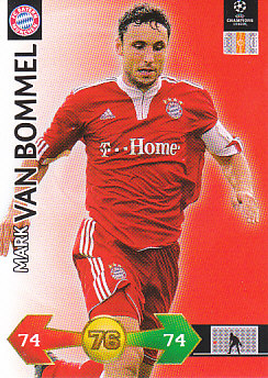 Mark van Bommel Bayern Munchen 2009/10 Panini Super Strikes CL #117